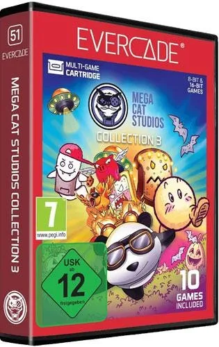Blaze Evercade Mega Cat Studios Collection 3 Cartridge