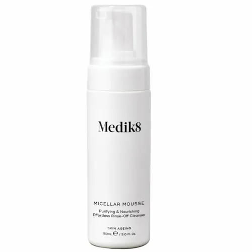 Medik8 Micellar Mousse Face Wash 150ml - Gesichtsreinigung mit luxuriösem Micellar Mousse, entfernt sanft Makeup und reinigt die Haut gründlich.