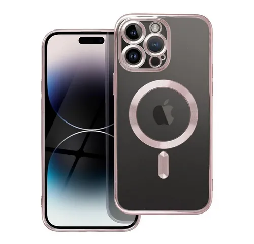 Forcell Handyhülle Modern Rosagold mit Magnetring Kompatibel mit Apple iPhone 17 Pro