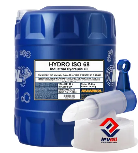 MANNOL Hydro ISO HLP 68 Hydrauliköl 20L