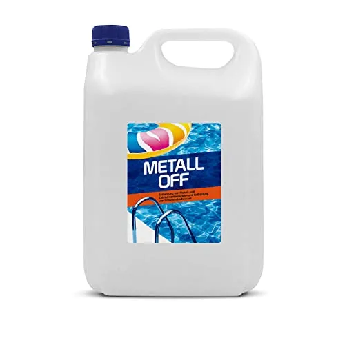 Gamix Metall-Ex für Pool | Effektiver Metallentferner für kristallklares Wasser - Anti-Trübmittel & Enzyme - Entfernt effektiv Schwermetalle wie Eisen und Kupfer aus dem Poolwasser, verhindert Verfärbungen und sorgt für natürliche Klarheit.