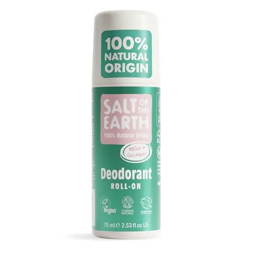 Salt Of The Earth Natürlicher Deo-Roller, Geruchlos, Ohne Parfüm - Vegan, Langanhaltender Schutz, Ohne Tierversuche