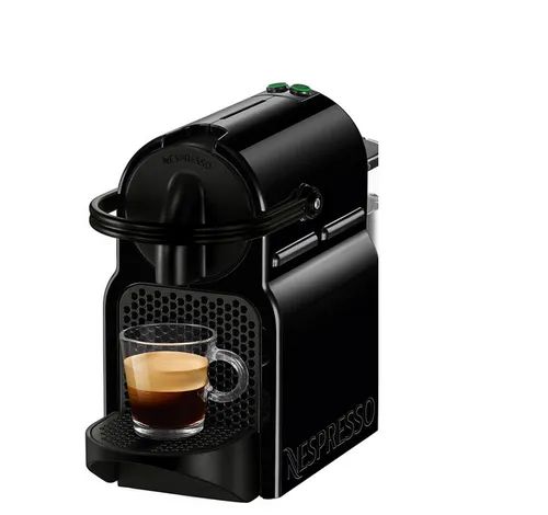 Nespresso Inissia EN80.BAE, Kapselkaffeemaschine mit Milchaufschäumer - 1-Tassen-Kaffeemaschine mit schnellem Thermoblock-Heizelement, das in nur 25 Sekunden bereit ist, und einem praktischen Milchaufschäumer für köstliche Kaffeevariationen.