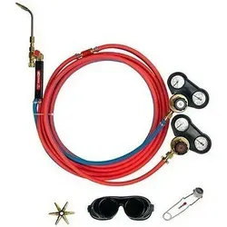 Koro Autogenschweißer-kit (brenner + 5m Schlauch + Arf + Regler + Lünette + Star 6 Tüllen) - Guilbert Express