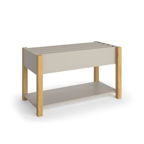 VitaliSpa® Bücherregal Malia – Modernes Kinderregal in Cashmere-Eiche - Bücherschränke, modernes Design für Kinderzimmer mit stabiler Spanplatte und sicherer Wandverankerung – ideal für ein aufgeräumtes Umfeld.