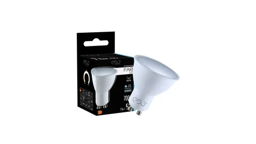Żarówka FARI LED GU10 7,5W 6500K zimna CW 700lm 120st EDO777436 EDO