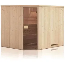 FinnTherm Sauna Innensauna Corner 144x144 cm