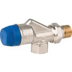 Resideo Thermostatventil Kombi-TRV DN 15 Axial Messing vernickelt