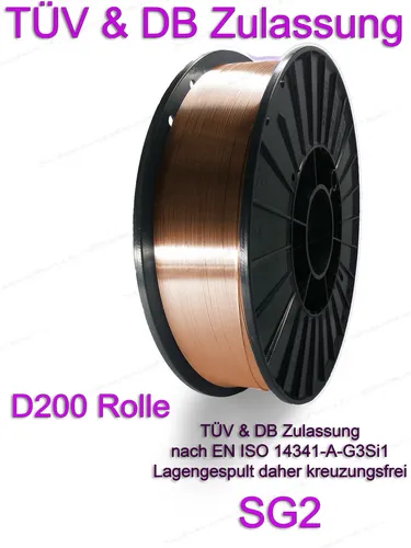 SG2 Schutzgasschweißdraht Ø 1,0 mm 1kg Schweißdraht Welding Wire G3Si MIG/MAG