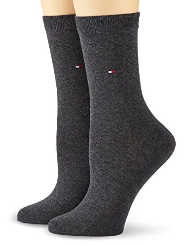 Tommy Hilfiger Damen Classic Socken, Grau, 35-38 EU von Tommy Hilfiger
