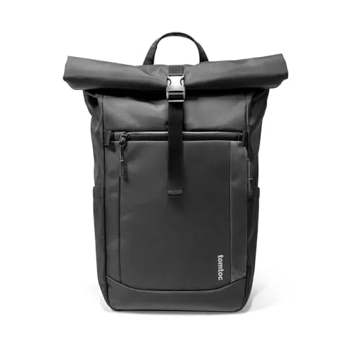 tomtoc Rolltop Rucksack 25L-30L – Wasserdicht und Stylish für Damen und Herren