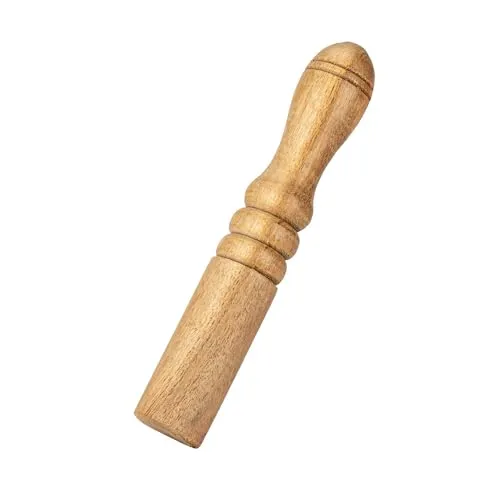 NKlaus 15cm Klangstab aus Echtholz für tibetische Klangschalen – 2,7 cm Durchmesser, perfekt für Meditation und Klangtherapie 16275