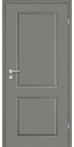 Mosel Türen Zimmertür Elegance 04 Weiß RAL 9010 - Elegante Zimmertür im modernen Landhausstil, gefälzt und mit Rundkante für erhöhte Langlebigkeit. Ideal für schalldämmenden Wohnkomfort und stilvolle Akzente in Ihrem Zuhause.