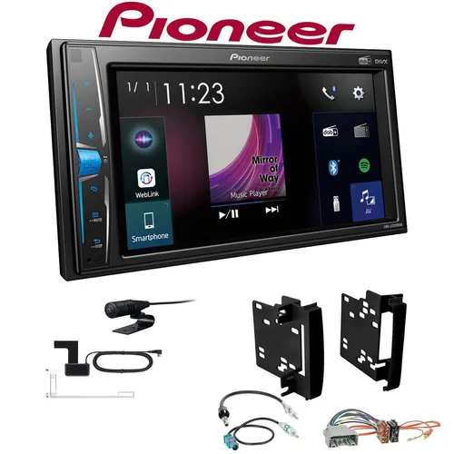 Produktbild Pioneer Multimedia Autoradio Bluetooth DAB+ für Chrysler 300C 2008-2010 schwarz