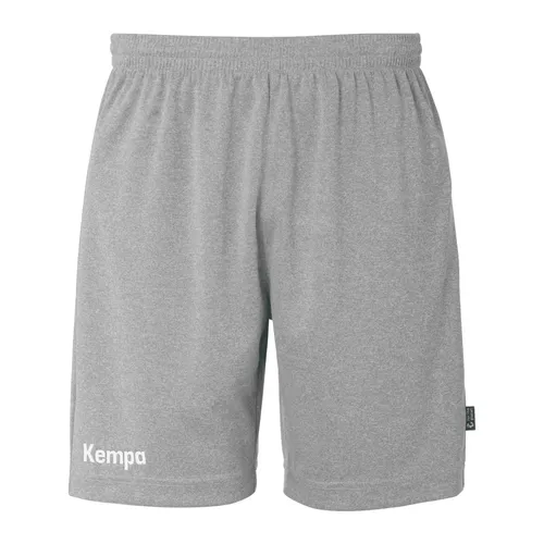 Kempa Sporthose Team Short (elastischer Bund mit Kordelzug) kurz grau Herren, Größe: 3XL