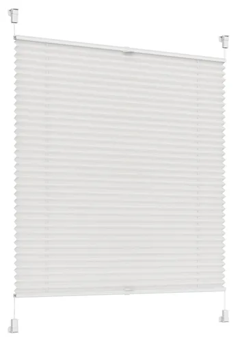 Plissee weiß 85cm x 160cm Jalousie Easyfix Faltrollo Plisseerollo Plisse Plisee