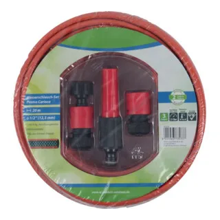 floraworld Wasserschlauch-Set 20m m. Anschlussgarnitur