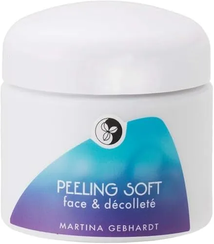 Martina Gebhardt Peeling Soft Face & Decollete - Natürliche Gesichtsreinigung mit variierender Duft- und Farbnuance, die die Haut sanft exfoliert und für ein frisches Hautbild sorgt.