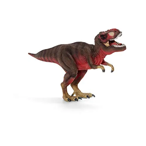 Produktbild schleich DINOSAURS | Tyrannosaurus Rex rot 72068 | detailgetreue Dino Sammelfigur | tolles Geschenk für Mädchen und Jungen | Dinosaurier Spielzeug ab 3 Jahre | 28 x 10 x 14 cm | exklusiv bei Amazon