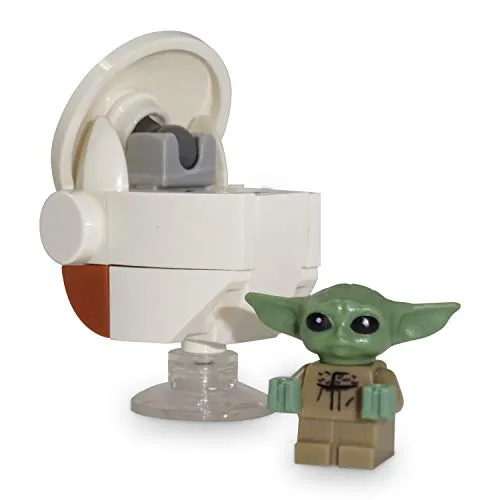 LEGO Star Wars The Child Baby Yoda Minifigur Grogu - Konstruktionsspielzeug mit detailreicher Baby Yoda Minifigur, perfekt für Star Wars Fans und Sammler, fördert kreatives Spiel und Fantasie.