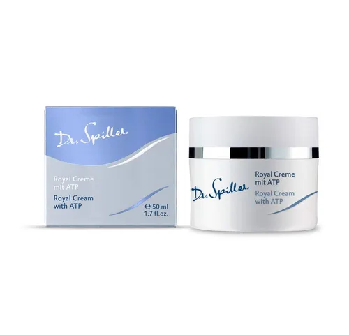 Dr. Spiller Royal Creme mit ATP 50 ml - Anti-Aging Power - Unisex Anti-Faltencreme mit 100% natürlichen Inhaltsstoffen. Wirkt regenerierend und vitalisierend, ideal für straffe und elastische Haut.