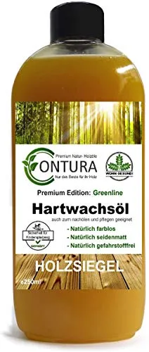 Contura Premium Hartwachsöl Greenline Holzpflegeöl Hartwachs Holzpflege Holzöl Tisch Arbeitsplatten Möbelöl Holzschutz nachölen auffrischen pflegen Pflegemittel