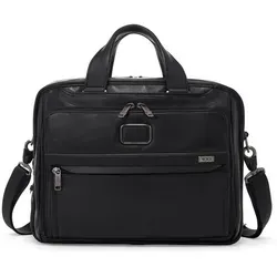 Tumi Alpha 3 Organizer Leder-Aktentasche 15 Zoll + GRATIS HOTELGUTSCHEIN