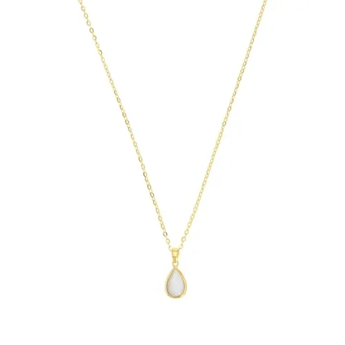 Amor Kette mit Anhänger aus 925 Sterling Silber - Ketten für Damen: Elegante Halskette mit Perlmutt, 42+3 cm, aus hochwertigem 925 Sterling Silber, inklusive Geschenkbox, perfekt für besondere Anlässe.