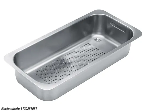 Franke 112.0281.981 Abtropfbecken Edelstahl - Zubehör - Küchenspülen, hochwertiges Edelstahl-Abtropfbecken mit 70 mm Tiefe, perfekt für die Serie Hydros und sorgt für eine elegante Küchenausstattung.