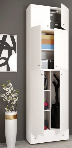 Produktbild VCM Holz Besenschrank Lona 6 Fächer