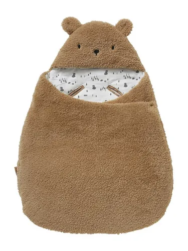 vertbaudet Fußsack 2-in-1 Baby Ausfahrsack/Wickelunterlage, Plüsch, 1er-Pack