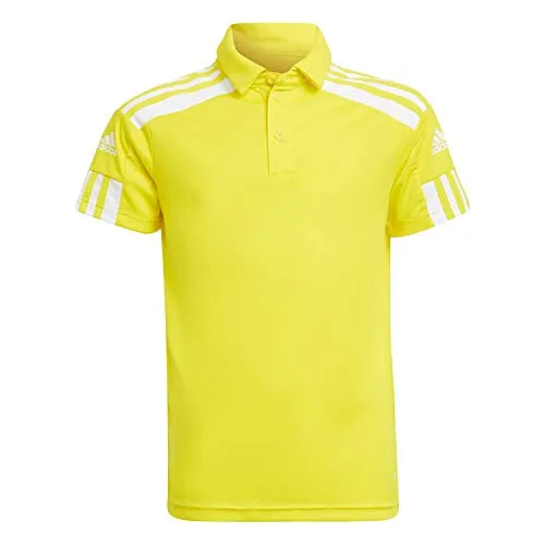 adidas Unisex Kinder Squadra 21 Polo Shirt, Team Yellow/White, 13-14 Years