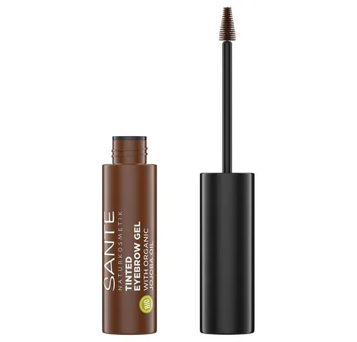 SANTE Augenbrauen-Gel Eyebrow Gel Tinted - 02 Brownie 3,5ml
