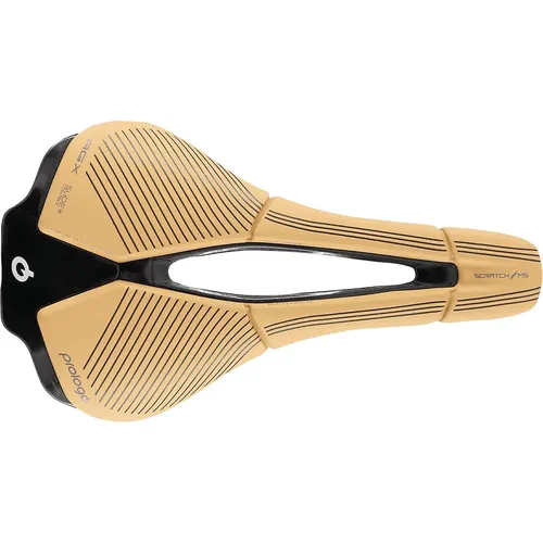 PROLOGO Fahrrad-Sattel Scratch M5 PAS AGX, 250x147mm, braun - Ergonomischer Sattel für Gravel- und Allroad-Fahrten mit flexibler Basis und zusätzlicher Polsterung. Ideal für Komfort und Leistung auf langen Strecken.