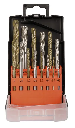 MGB Satz HSS-Co 14tlg M3-M12 DIN371/37 6 35° Form C von PROJAHN