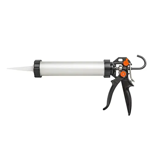 HARDY WORKING TOOLS Silikonpresse, Kartuschenpistole mit ergonomischen Griff, Kartuschenpresse 700ml, Kraftübersetzungsverhältnis 25:1 und 12:1, leichte Silikonpistole, A2050-190700
