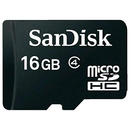 SanDisk SDSDQM-016G-B35 microSDHC 16GB Speicherkarte,Schwarz