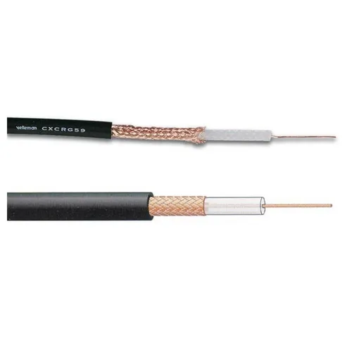 Velleman KOAXKABEL RG-59 B/U MIL SCHWARZ von Velleman