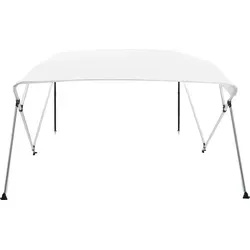 vidaXL 4-Bow Bimini Top Weiß 243x196x137 cm von vidaXL