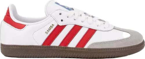 adidas Originals SAMBA OG Sneaker weiß 44 EU - Sportlicher Klassiker - Stylischer Sneaker in Größe 44 mit robustem Leder-Obermaterial und Gummisohle. Ideal für den Alltag und sportliche Aktivitäten. Ein Must-have für Sneaker-Liebhaber!