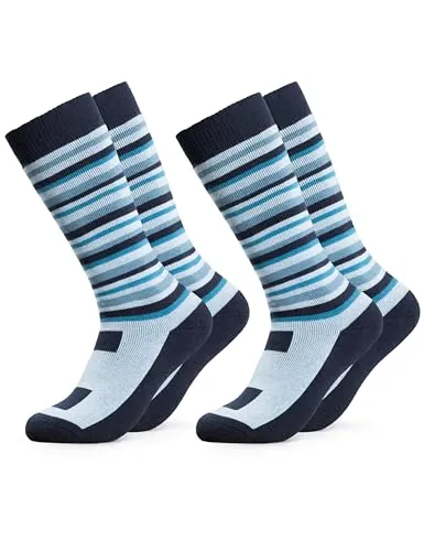 Occulto Kinder Skisocken 2er Pack (Modell: Mondi) Blau 27-30