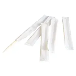 Bio Zahnstocher, einzeln verpackt in Papier | Birkenholz 1.000 Stück