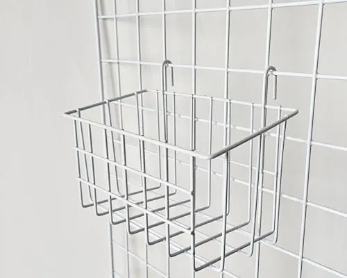 Yudu Hängekorb für Wandgitter Wanddekor Gitter Ladenbaugitter Gitterwand