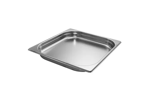 AcMax Thermoschüssel GN 2/3 Gastronormbehälter GN-Behälter Edelstahl 2,3 Liter Tiefe 40mm, (1-tlg)