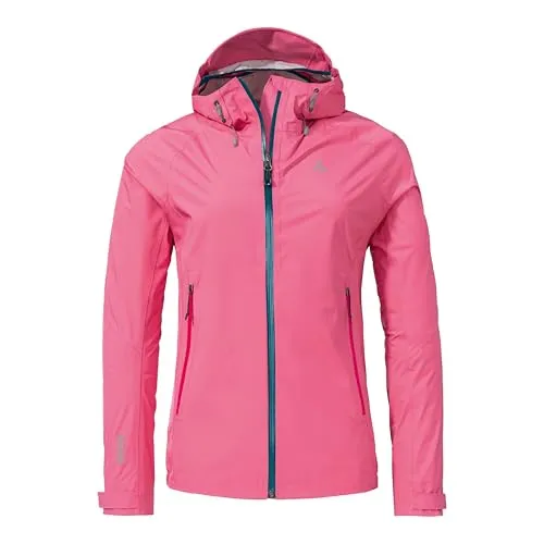 Schöffel Damen 2.5l Jacket Vistdal L Regenjacke, Holly Pink, 38 EU