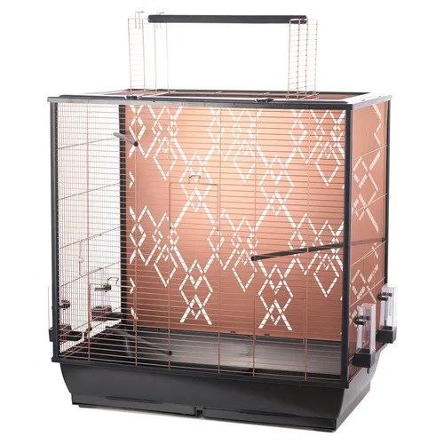 Produktbild Duvo+ Vogelkäfig Copper Alex schwarz/kupfer