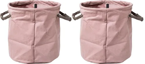 Creativ home Dekovase Brocade Samt (Set, 2 St) in pink von Creativ home