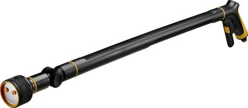 Fiskars Comfort Gießstab 1065488 Gartenspritze - Bewässerungssysteme mit ergonomischem Design und 3 einstellbaren Sprühbildern für präzises Gießen an schwer zugänglichen Stellen.