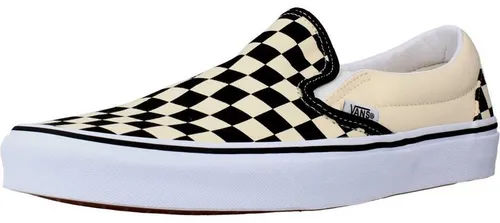Vans Classic Slip-On in Schwarz, Größe 38 - Sneaker mit elastischem Einsatz für müheloses An- und Ausziehen, gepolstertem Schaft und leichter vulkanisierter Sohle – ideal für den Alltag und versandkostenfrei auf Spartoo.de!