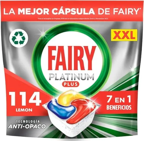 Fairy Platinum+ Spülmaschinentabs komplett 114ct, Fairy Spülmaschinentabs Platinum Plus, Spülmaschinentabs Bulk